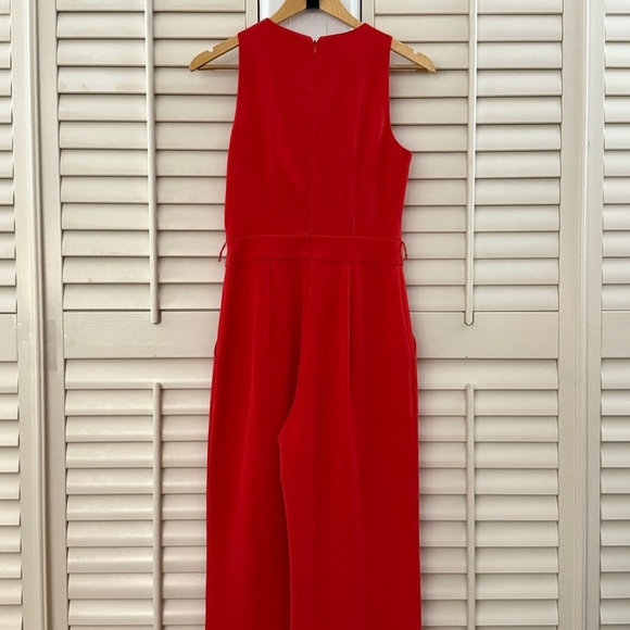 Vince Camuto Firecracker Red Trouser Jumpsuit Size 2 - Picture 7 of 12
